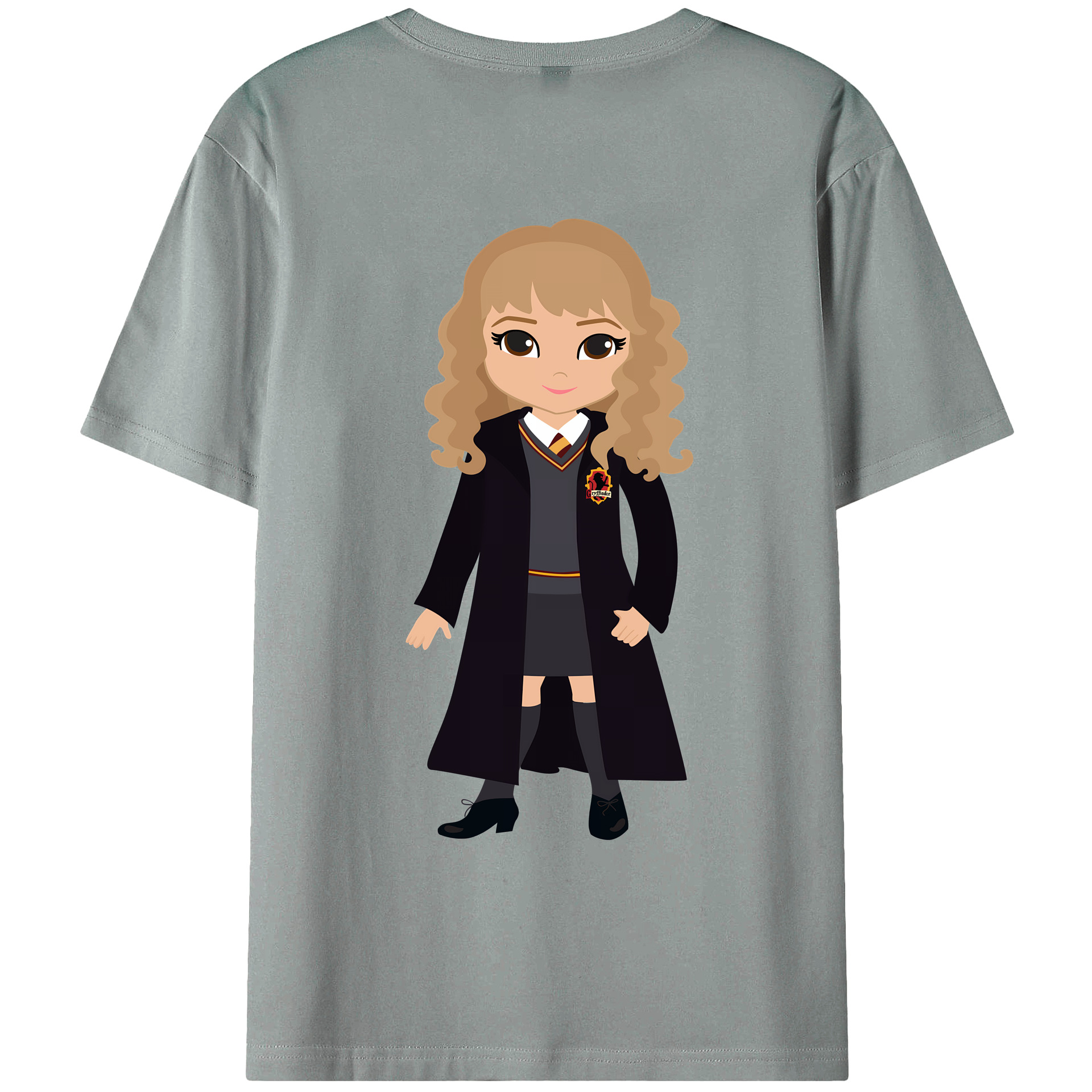 （画像用） Harry Potter ハリー・ポッターシリーズ 綿100％ メンズ半袖Tシャツ（バックプリント） 通気性